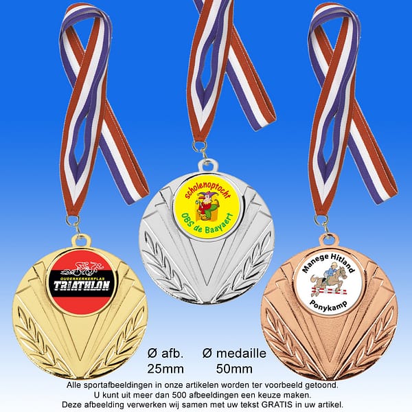 TC66ME Medaille in Hoogglans Metaal Ø 50mm.
